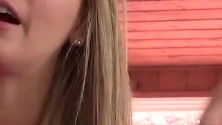 Lilly Banks teen sucks and fucks old cock that gives him his creampie