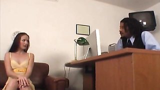 Beauteous chick's blowjob dirt
