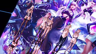 Six Seductive Teens Dance to K-Pop in Erotic 3D Animation