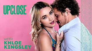 Newcomer Khloe Kingsley trembles through a long pussy eating before he pounds her missionary