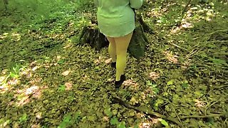 Public BDSM Training: Outdoor Vagina Slapping Session for World Record Part 5