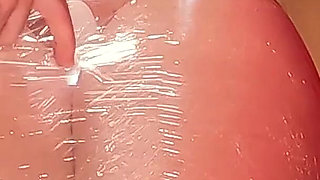 Female Slave Training - Day 20/28 - Foil Wrapped and Obliged to Orgasm with Hot Wax Dripping on Her Pussy