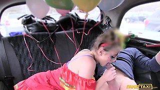 Driver Fucks Cute Valentine Clown Lady Bug