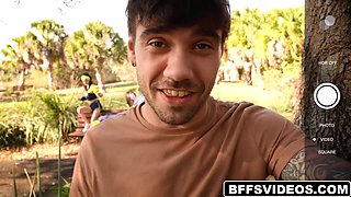 Chloe, Aubry and Sawyer Share Big Hard Cock