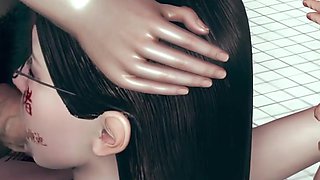 Bathroom Slut Facefucked