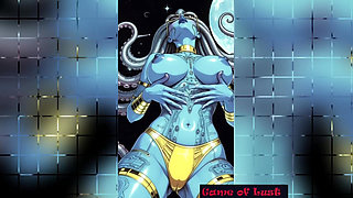 Gol Busty Alien Fantasy Animation V2