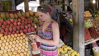 Homemade Thai Milf Fingers Herself Hard with Big Mango - Extreme Squirting & Aggressive Masturbation