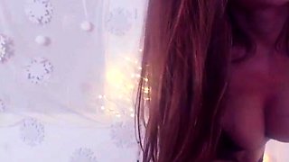 Great Big Boobs On Masturbating Redhead