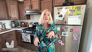Jane Cane Massages Her Mother In Law - Shiny Cock POV Creampie