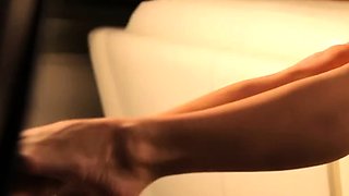Wife Strips Out of Her Lingerie and Plays With Her Glass