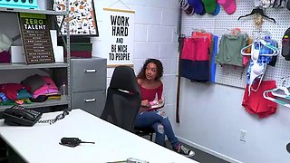 POV of young dark-hued female getting assfuck punishment