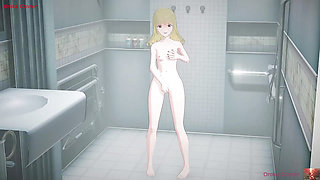 Shower Surprise: Fingered, Caught, Then Scissored Wild