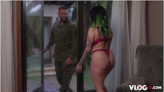 Tattooed Xwife Karen Cant Get Enough With Her Big Dicked Ex Husband