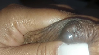 Sucking Her Milk, Jerking off and Fucking Her Tight Black Ass