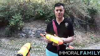 Immoral Family featuring Johnny Nitro and Porno Dan's threesome dirt