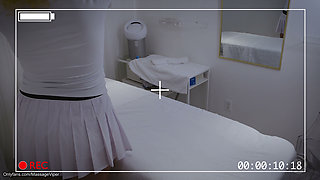 Real massage client gets ass eaten and sucks off masseur