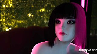 Sweetie pie's big tits scene by 3DXPassion