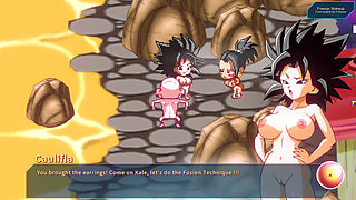 Kame Paradise Multiversex 3 - Taking Pictures of Bulma and Fucking with Kale and Caulifla's Fusion