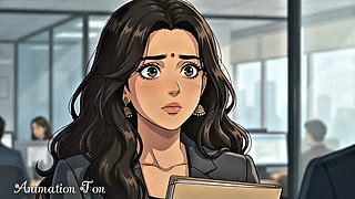 Episode 3 Indian Secretary Marries Hardcore Dia in the Night Office Promotion Animation