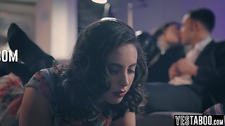 Submissive MILF wife hires hooker for threesome with horny hubby