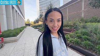 Accomplish Gf Practice: Smallish Teenager Bianca Shag "Put that Phat Pipe in My Beaver" Public POINT OF VIEW