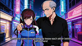 60 Frames, 1080p, D.va the Second Episode, the Innocent and Adorable Dva, Along with a Perfect Artful Oral Sex Scene. Blowjob,