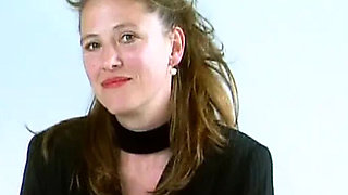 German Babe Nude Interview Showing Perfect Body in Pantyhose
