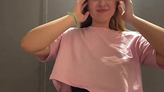 Squirting in the public so hard