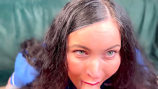 Nurse Ffw Deepthroats Dr to CIM & Swallows His Cum