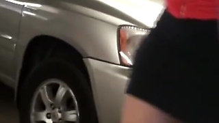 Virgo Peridot flashing tits and butt plug in Houston