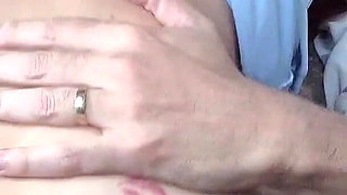 Risky Handjob When Driving I Called Beautiful Redhead to See My Cock Until I Cum!