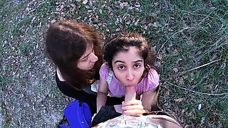College Girl Sex Amateur Anal With Stranger Outdoors POV