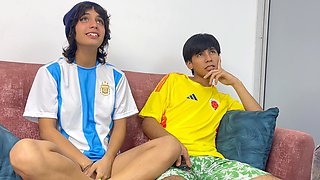 I Watch the Cup Final with My Cute Stepsister and I End up Fucking Her and Showing Who the Champion Is