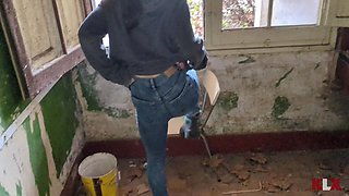 Cutie is fucked hard in an abandoned house