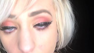 Blonde teen Sierras first erotic masturbation video