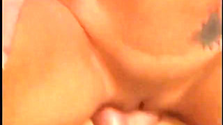 Dude Leans Back on Couch and Lets Hot Slut Suck His Hard Cock