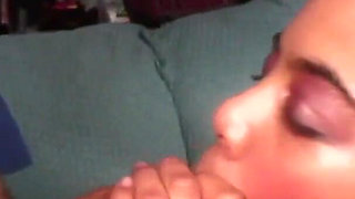 Latina babe gets fucked and takes a facial