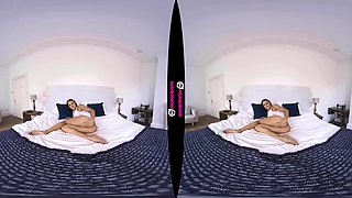 Cum On My Bed - Big Tit Cleo Summers Solo Striptease