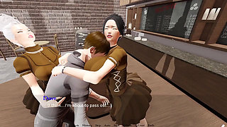 Fucking a French MILF- Bound by Lust #7- Gameplay