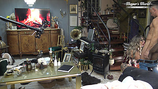 Behind the Scenes of Sexy Odette Facialized by Client