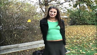 Teenenger Fucked in the Park and Squirted in Mouth