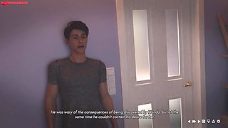 Ms Denvers 02 - He Watches His Sexy Landlady Taking a Bath and Got Caught - 3D Hentai Porn Game