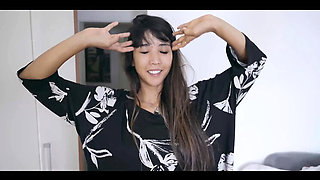 Nervous Asian Amateur Audition with DaringKiara - Solo Toy Orgasm in 4K POV