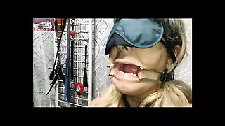 Amateur BBW Wife Ball Gagged & Tied Up - BDSM Punishment HD