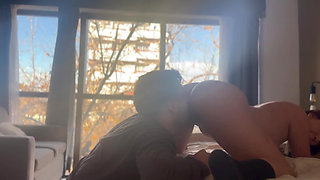Eating Pussy and Fucking Her in Doggy Position
