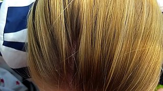 Mexicana blowjob with her big boobs