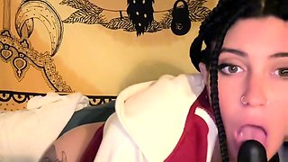 Greek pregnant alt girl does anal fisting