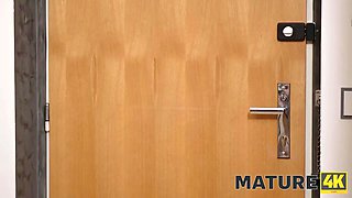 Lubing her giant twins