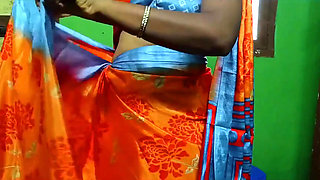 Ammu After Bath Dress Changing Showing Boobs