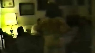 Retro threesome with vintage clothing and hardcore sex